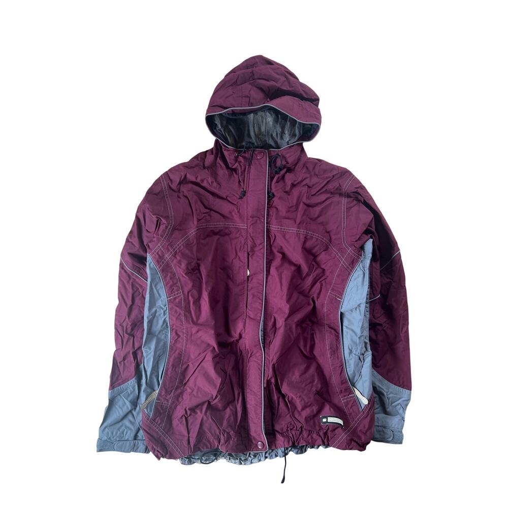 REI Maroon and Gray Winter Jacket Women Size XL